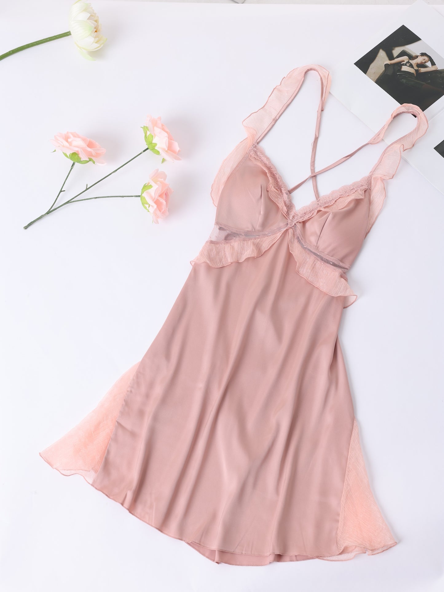 Petal Ruffle Dress - RezaFay