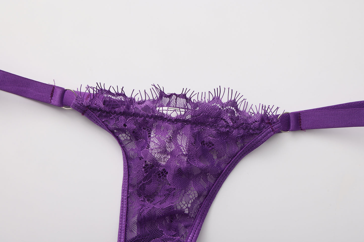 Violet Veil Lace Bra Set