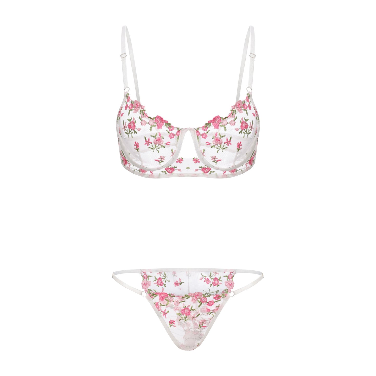 Rosé Bloom Bralette