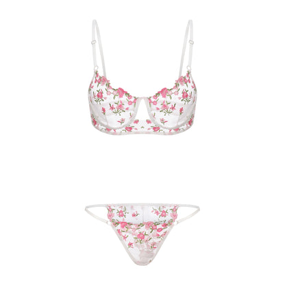 Rosé Bloom Bralette