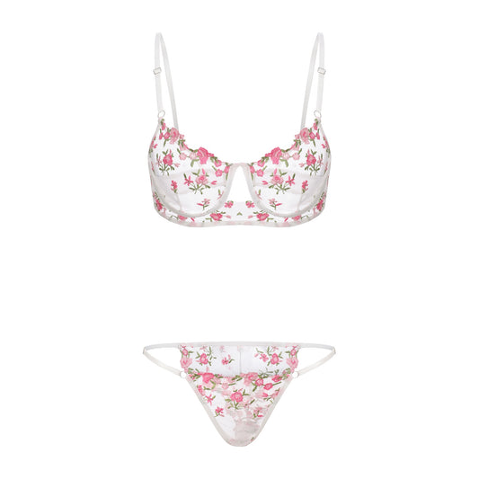 Rosé Bloom Bralette