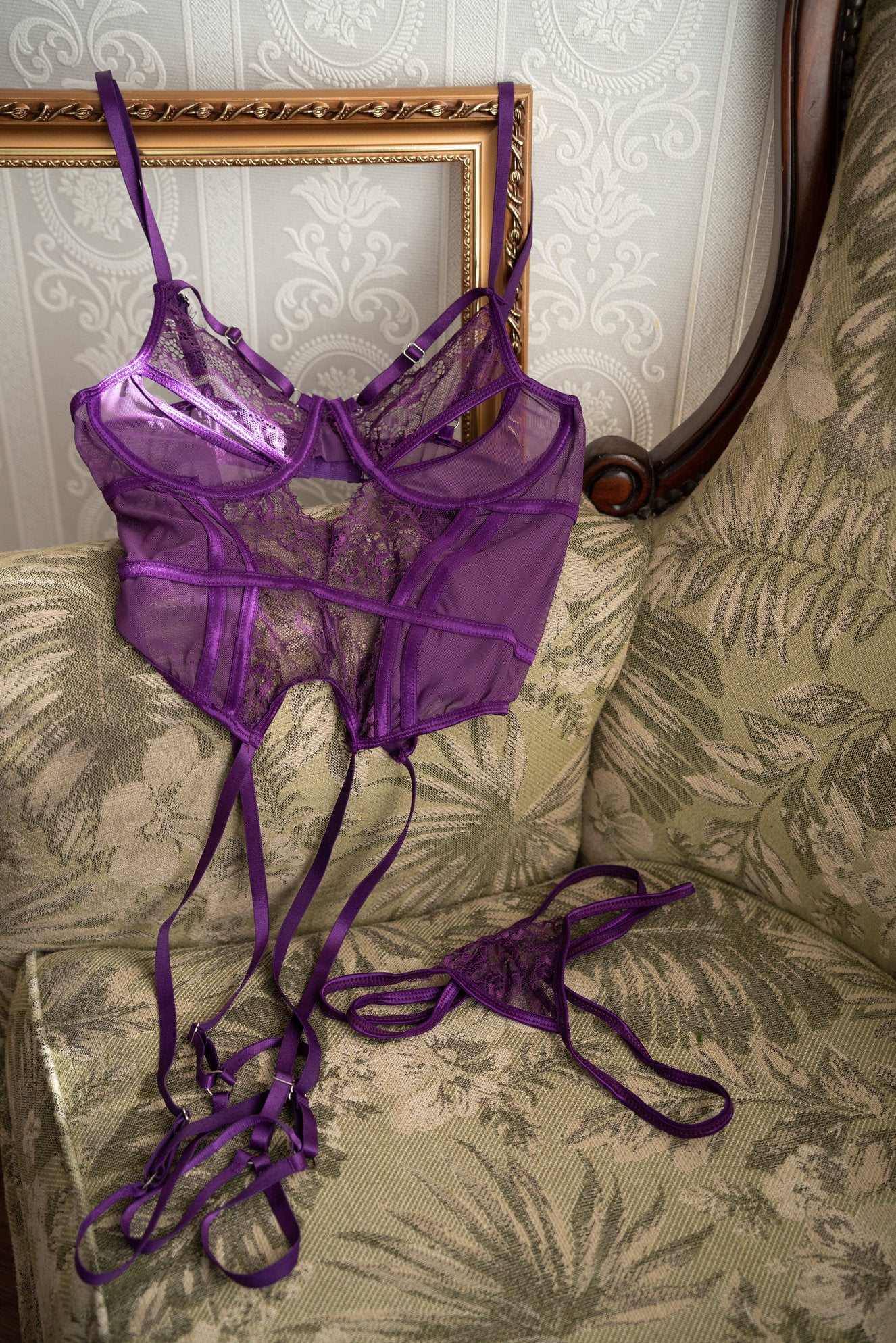 Royal Amethyst Bustier