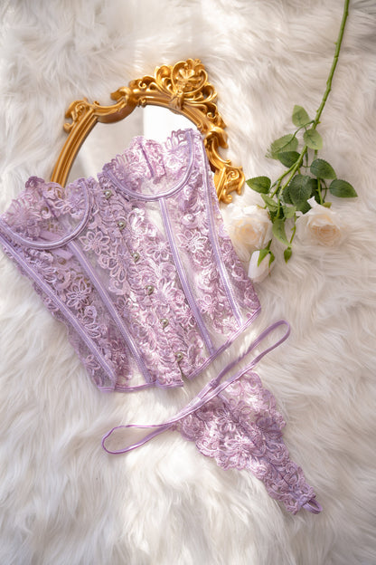 Floral Muse Corset Set