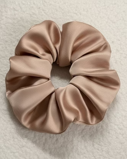 7” Oversized Satin Scrunchie – Large Silk Hair Scrunchie for Thick Hair