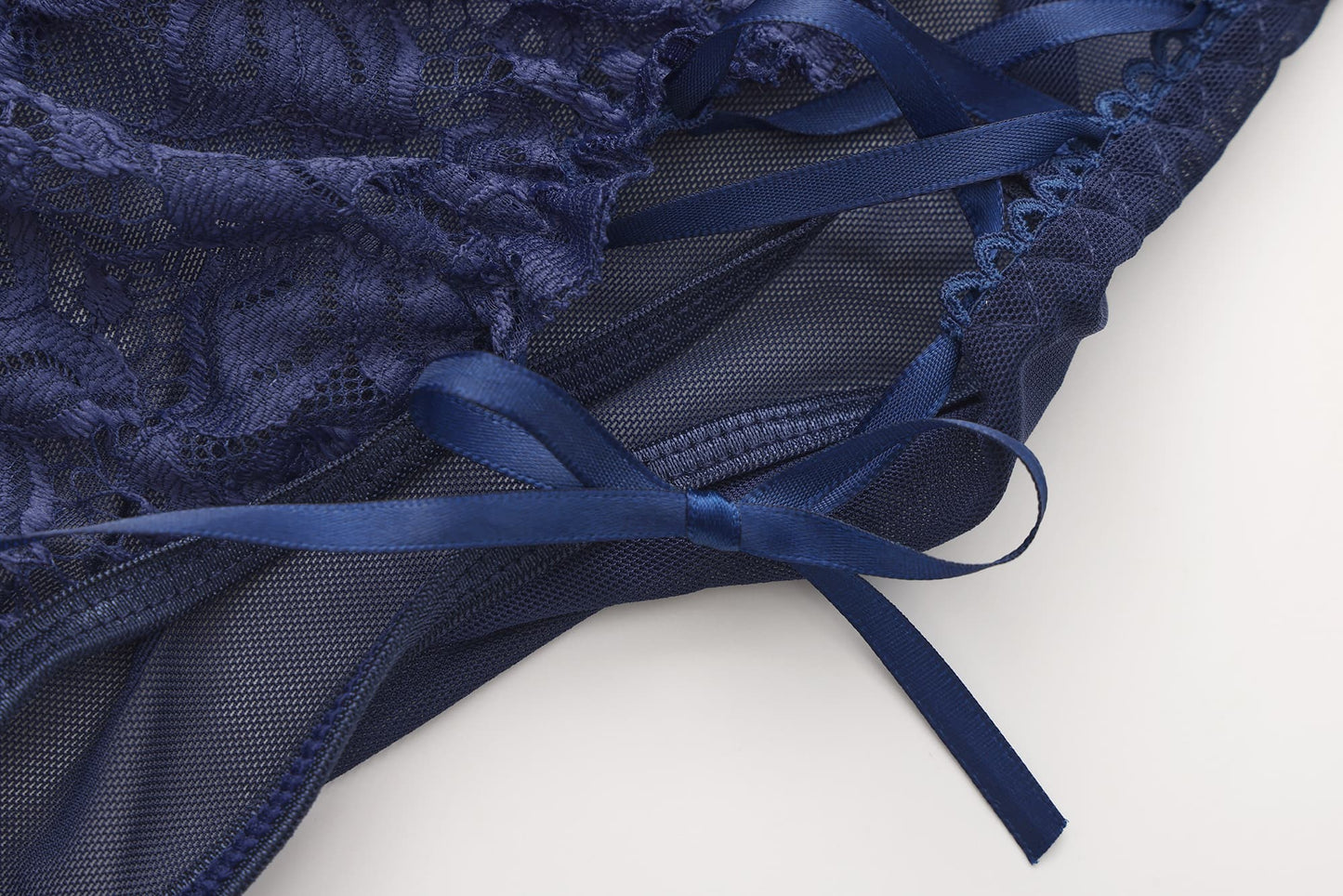 Midnight Lace Corset Bodysuit