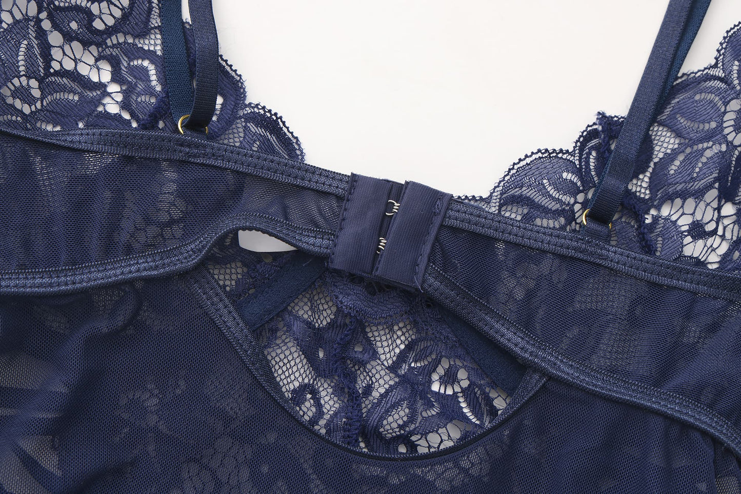 Midnight Lace Corset Bodysuit