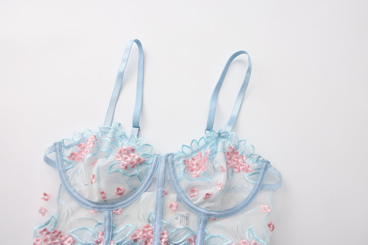 Sapphire Bloom Bra Set
