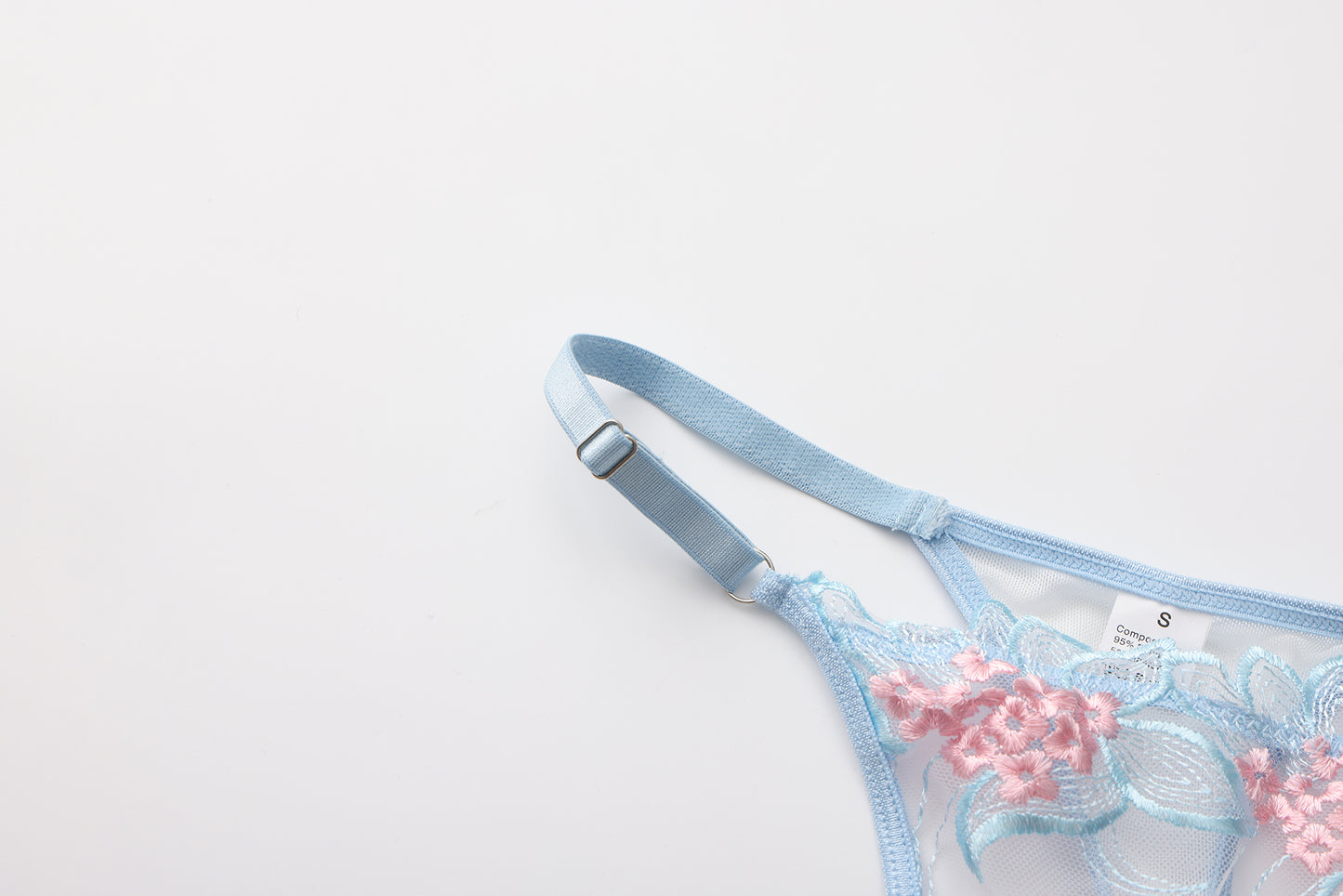 Sapphire Bloom Bra Set