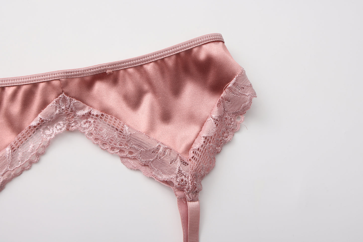 Silk Rose Satin Ensemble