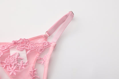 Silken Bloom Bustier Set