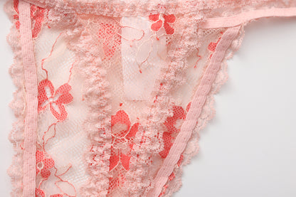 Scarlet Blossom Bustier Set