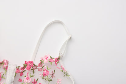 Rosé Bloom Bralette