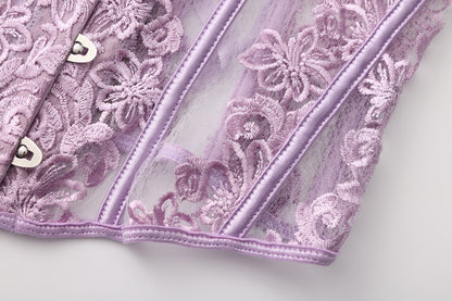 Floral Muse Corset Set