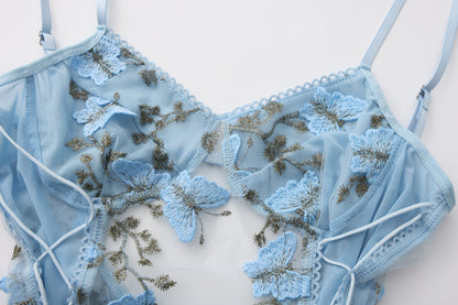 Butterfly Lace Corset Bodysuit