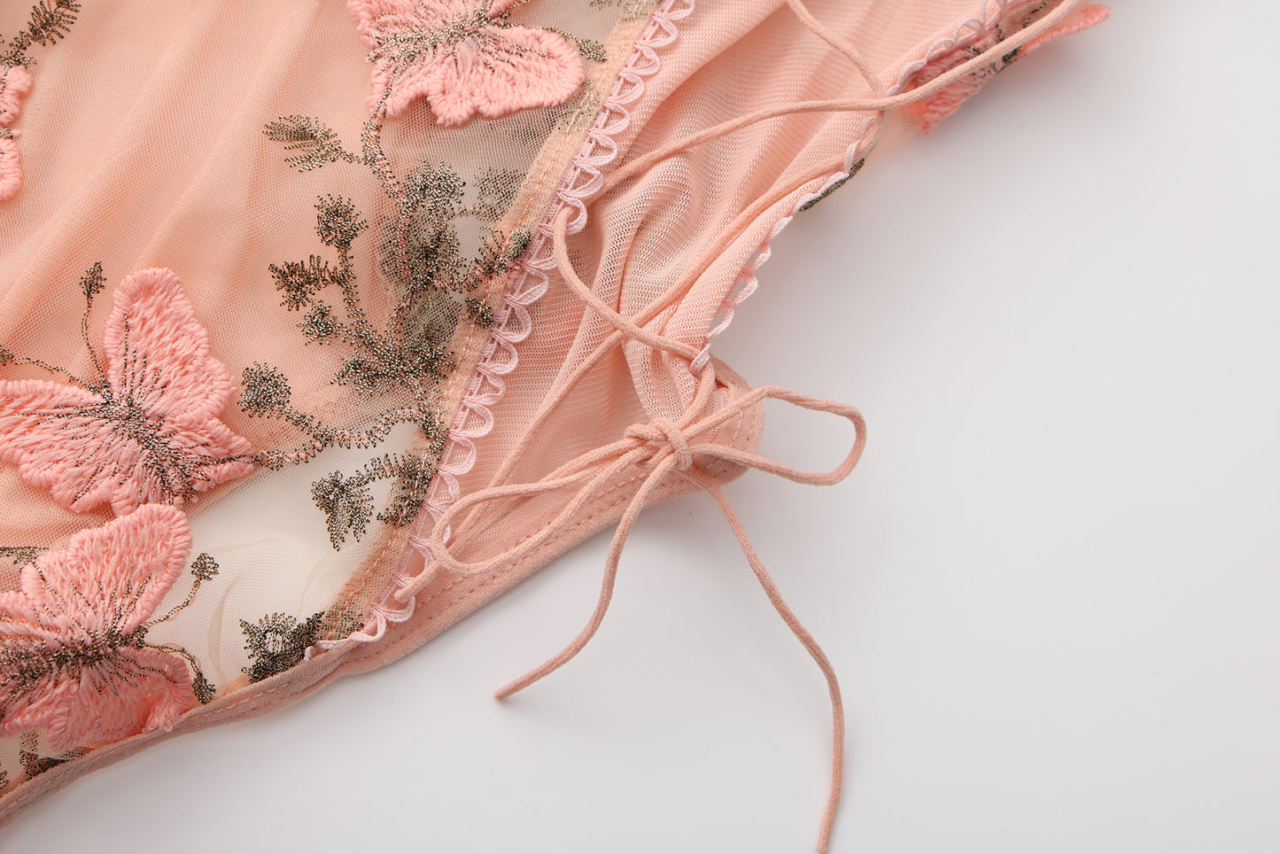 Butterfly Lace Corset Bodysuit