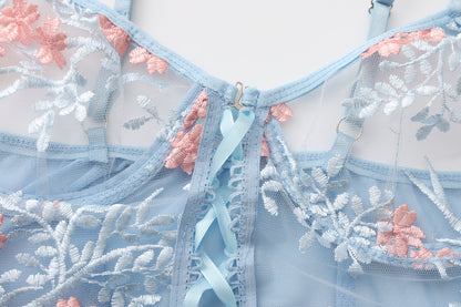Blue Blossom Bodysuit
