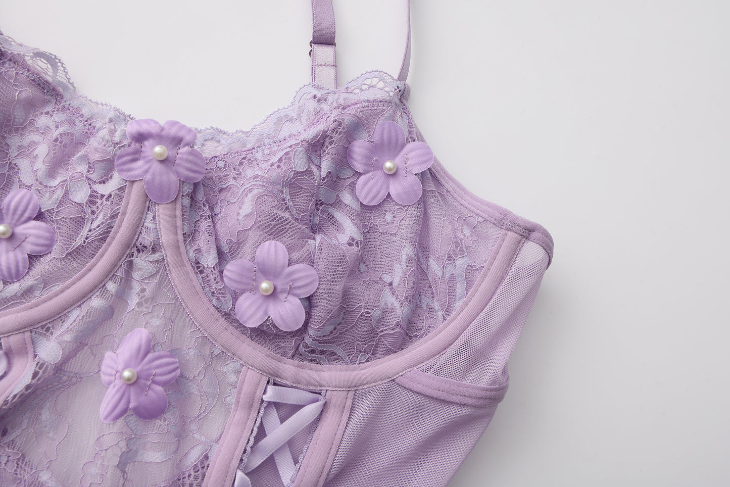 Lilac Bloom Corset