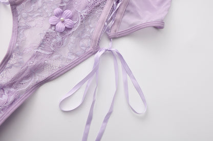 Lilac Bloom Corset