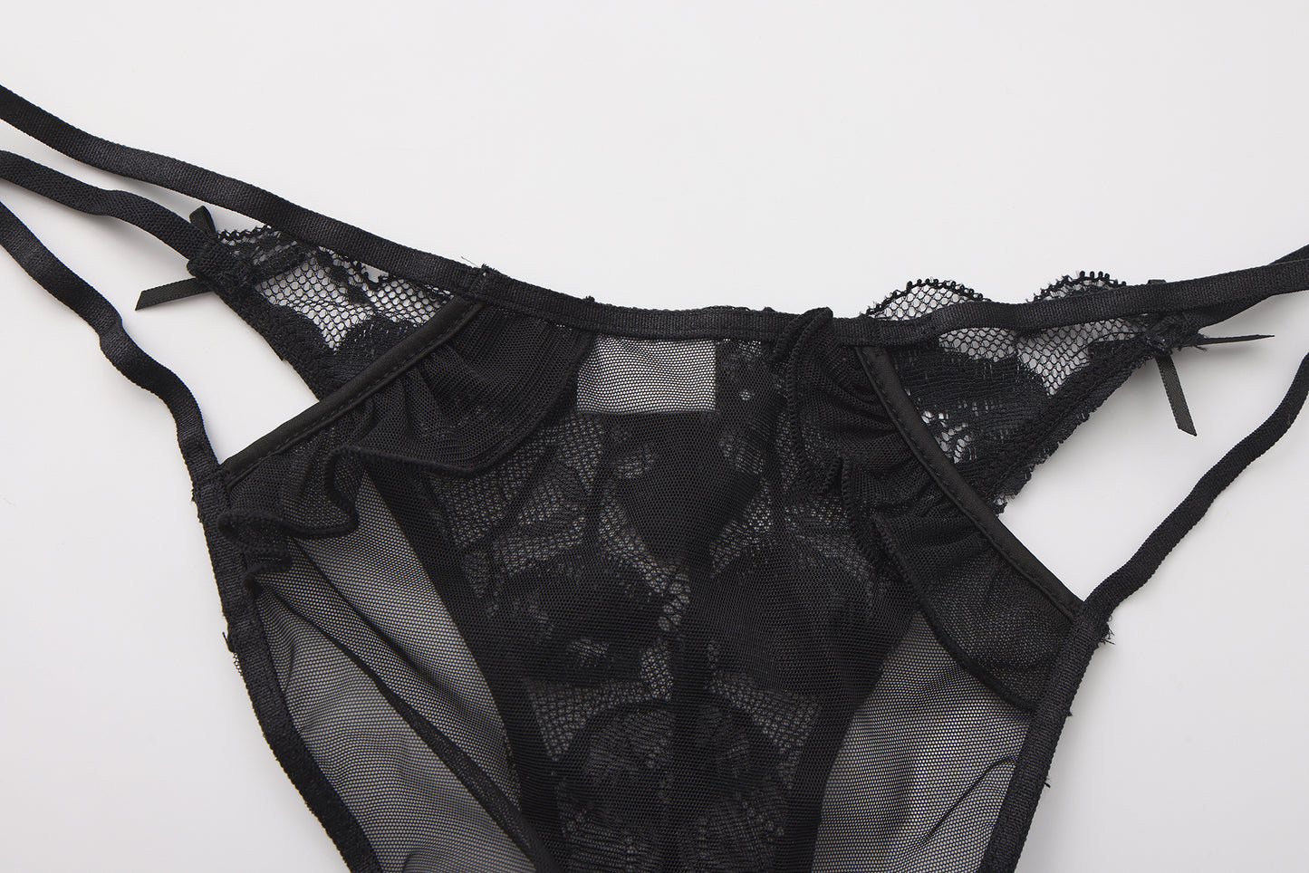 Midnight Elegance Bustier Set