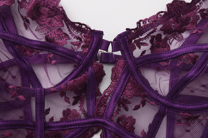 Velour Nights Bustier Set