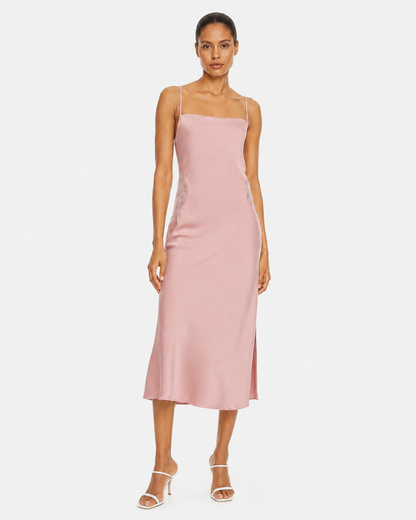 Serenity Cut-Out Silk Gown | Modern Grace & Elegant Allure - RezaFay