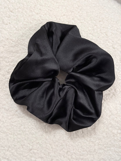 7” Oversized Satin Scrunchie – Large Silk Hair Scrunchie for Thick Hair
