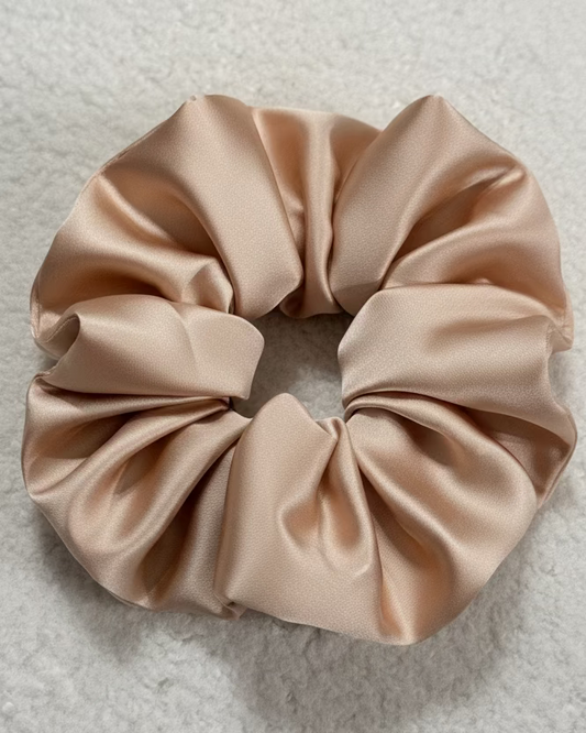 7” Oversized Satin Scrunchie – Large Silk Hair Scrunchie for Thick Hair