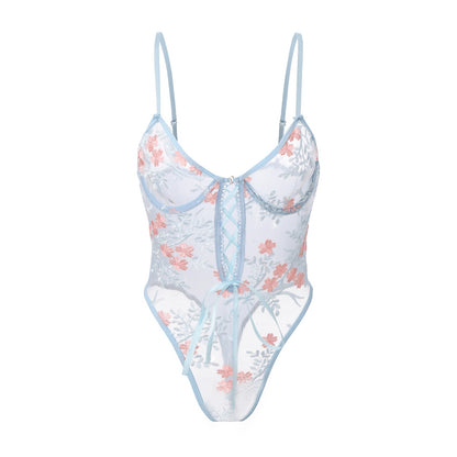 Blue Blossom Bodysuit