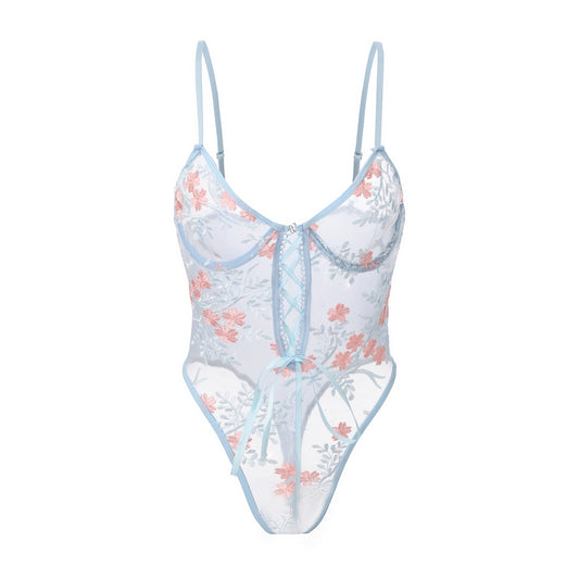 Blue Blossom Bodysuit