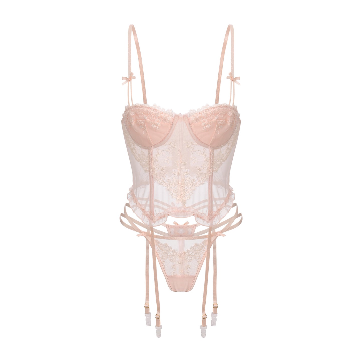 Blush Lace Bustier