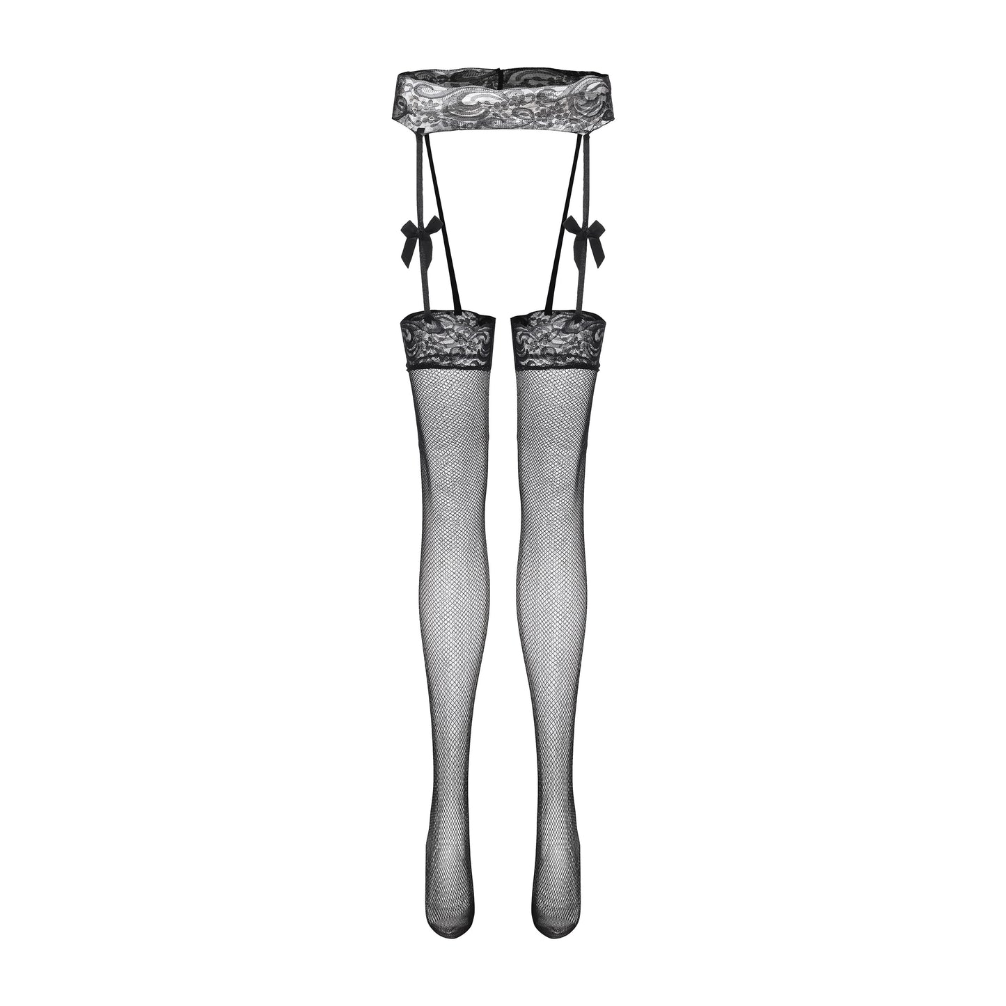 Lace Garter Fishnet Stockings