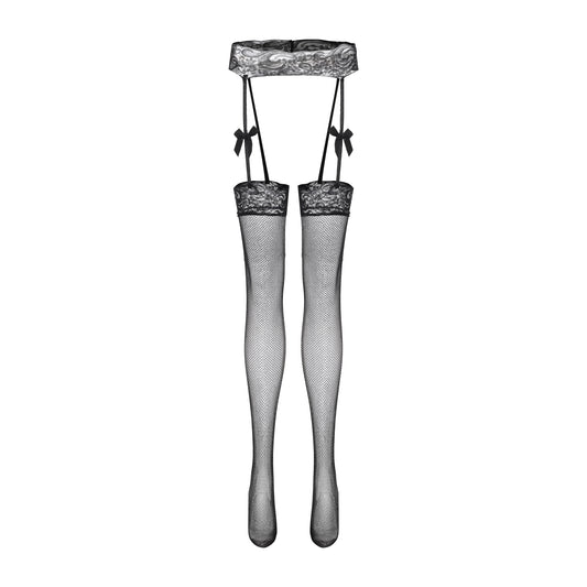 Lace Garter Fishnet Stockings